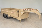 PJ Trailers 16'x83" Gooseneck HD Low Pro Dump Trailer w/ 3' Sides (DE) Stock #87991 - Thumbnail 2