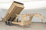 PJ Trailers 16'x83" Gooseneck HD Low Pro Dump Trailer w/ 3' Sides (DE) Stock #87991 - Thumbnail 3