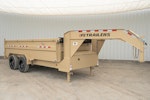PJ Trailers 16'x83" Gooseneck HD Low Pro Dump Trailer w/ 3' Sides (DE) Stock #87991 - Thumbnail 4