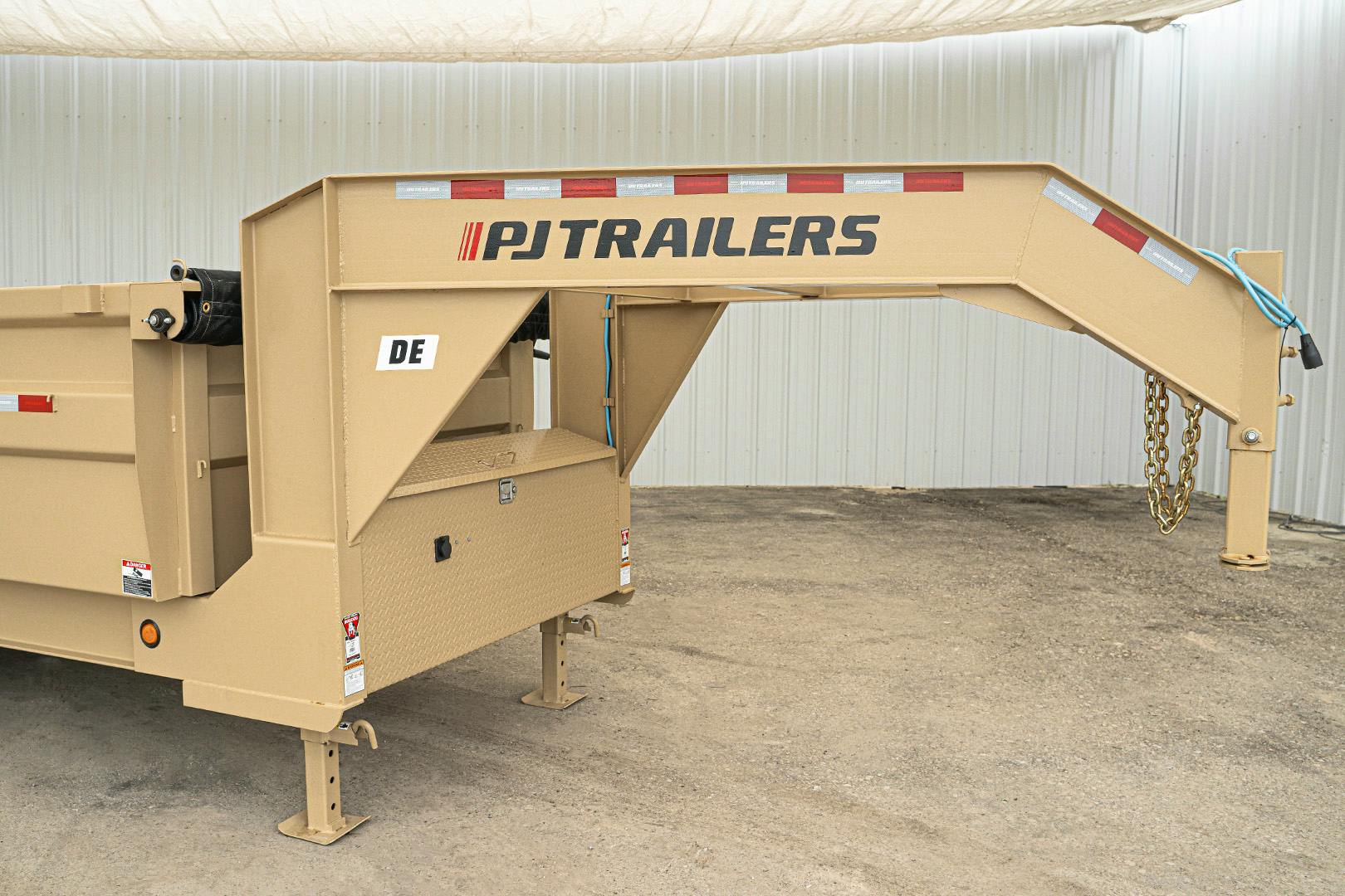 PJ Trailers 16'x83" Gooseneck HD Low Pro Dump Trailer w/ 3' Sides (DE) - Stock #87991 - Image 7 of 21