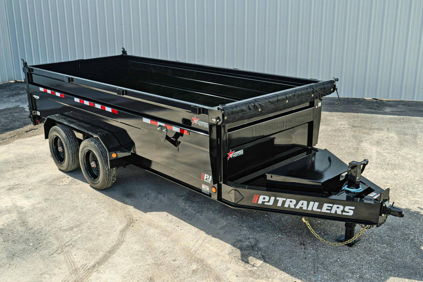 PJ Trailers 16'x83" HD Low Pro Dump Trailer w/ 3' Sides (DE) - Stock #87992 - Image 5 of 27