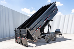 PJ Trailers 16'x83" Low Pro High Side Dump Trailer w/ 4' Sides (DM)