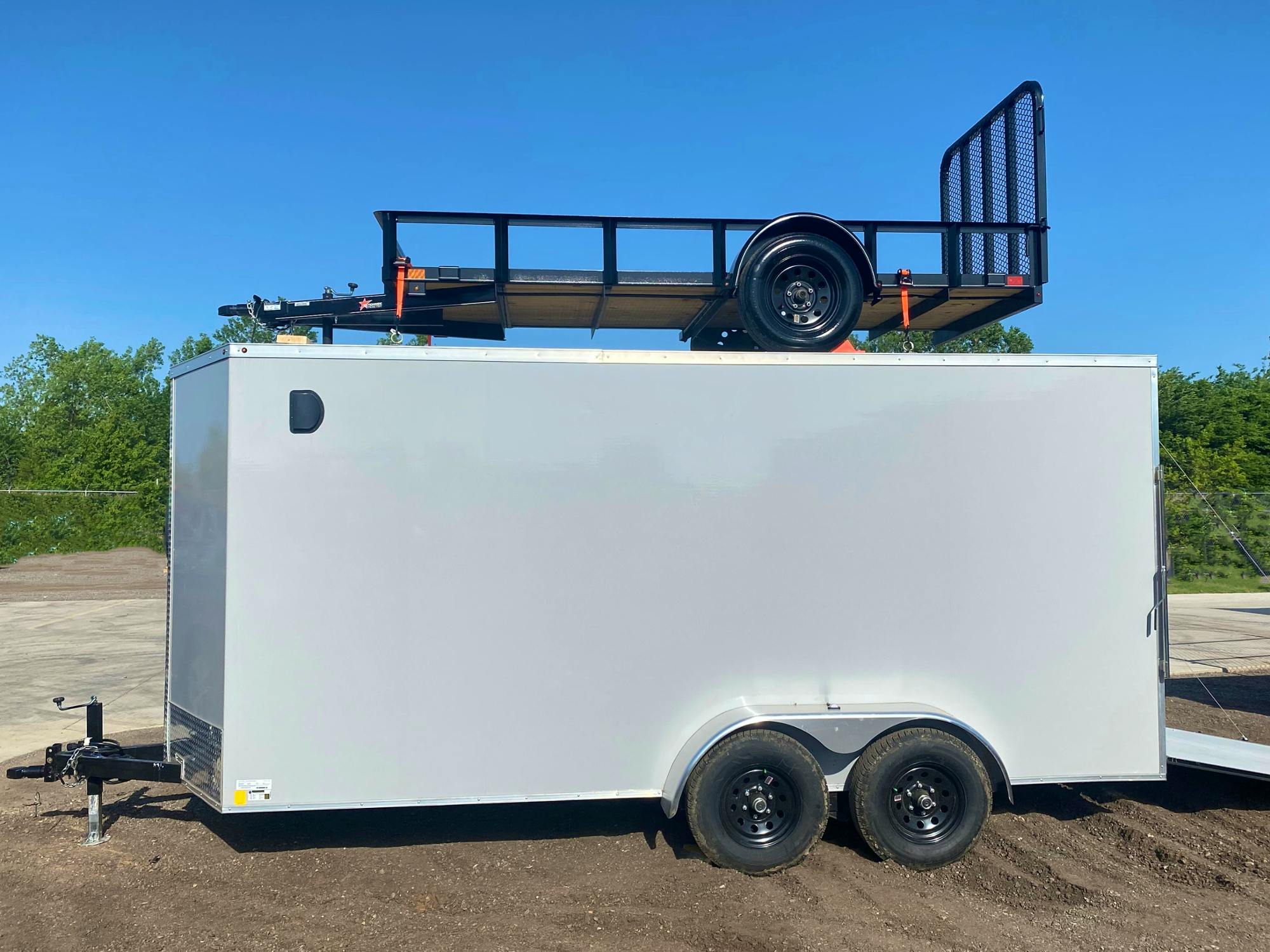 CellTech 8.5'x20' All-Steel Enclosed Cargo Trailer w/ Rear Ramp Door (C2) - Stock #87997 - Image 32 of 35