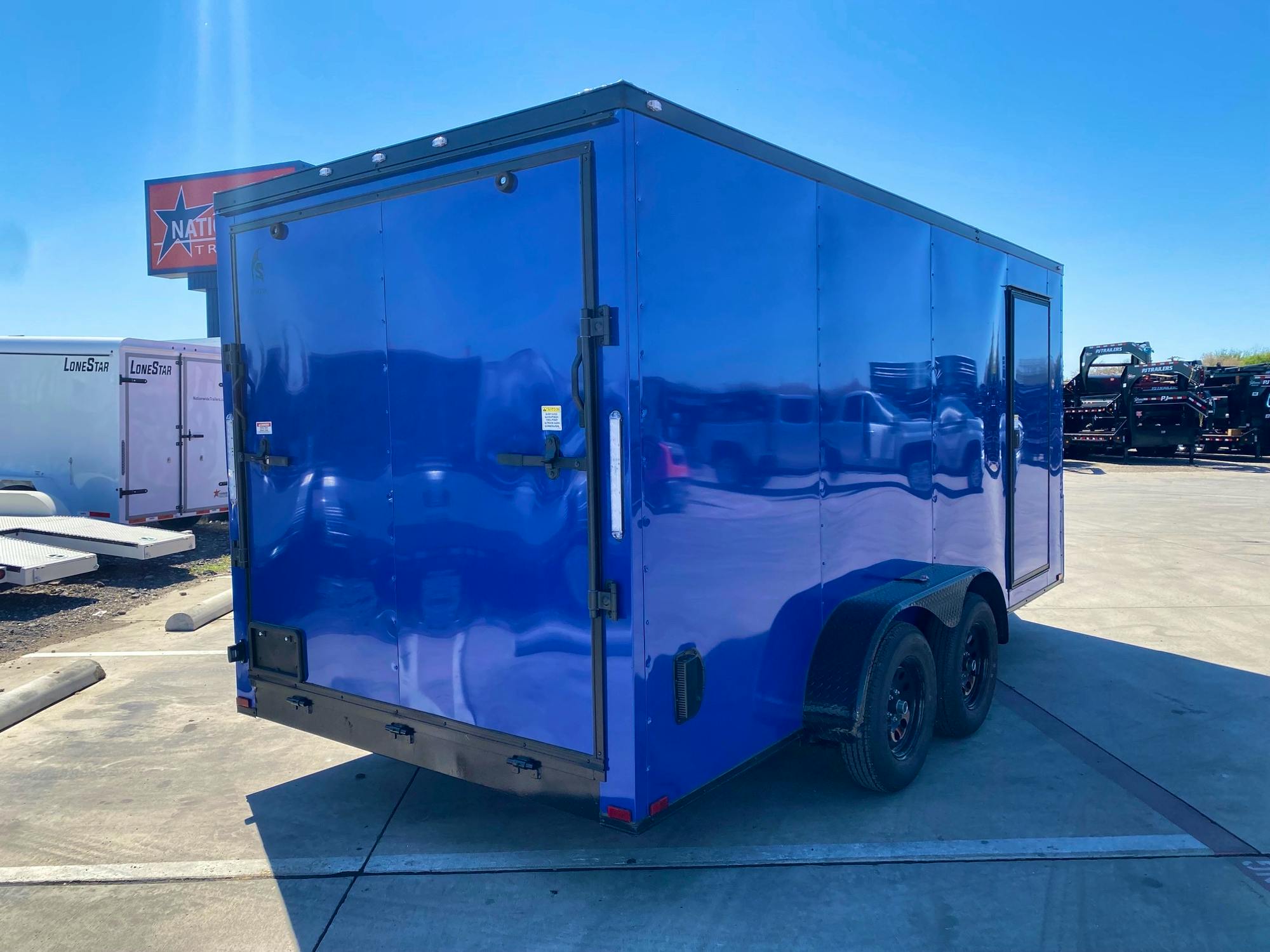 Spartan 7'x14' Enclosed Cargo Trailer w/ Rear Ramp Door (C2) - Stock #88000 - Image 2 of 2