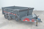 ARC Trailers 14'x83" Telescopic Dump Trailer w/ 3' Sides (BDT) Stock #88014 - Thumbnail 1