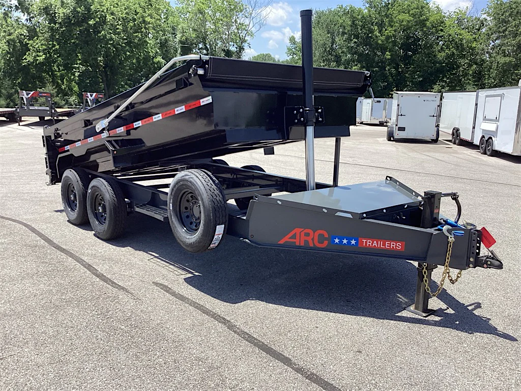 ARC Trailers 14'x83" Telescopic Dump Trailer w/ 2' Sides (BDT) - Stock #88015 - Image 1 of 5 ARC Trailers 14'x83" Telescopic Dump Trailer w/ 2' Sides (BDT) - Stock #88015 - Image 1 of 5
