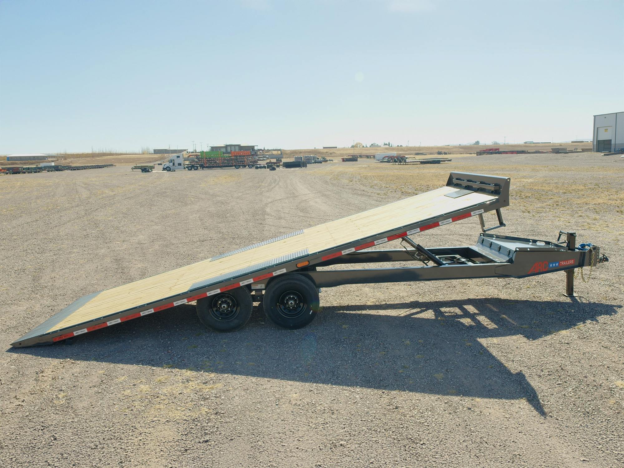ARC Trailers 22'x102" Bumper Pull Deckover Tilt Trailer (BTD) - Stock #88024 - Image 2 of 8