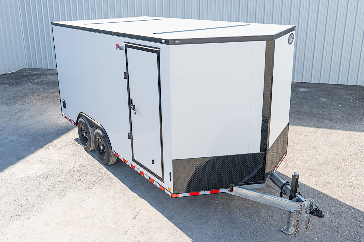 CellTech 8.5'x16' Enclosed Cargo Trailer w/ Rear Ramp Door (C2) - Stock #88029 - Image 4 of 19 CellTech 8.5'x16' Enclosed Cargo Trailer w/ Rear Ramp Door (C2) - Stock #88029 - Image 4 of 19