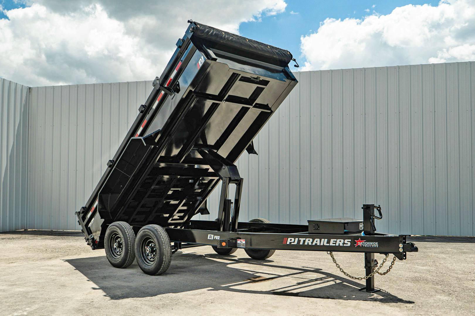 PJ Trailers 14'x83" Low Pro Dump Trailer w/ 2' Sides (DL) - Stock #88046 - Image 4 of 33