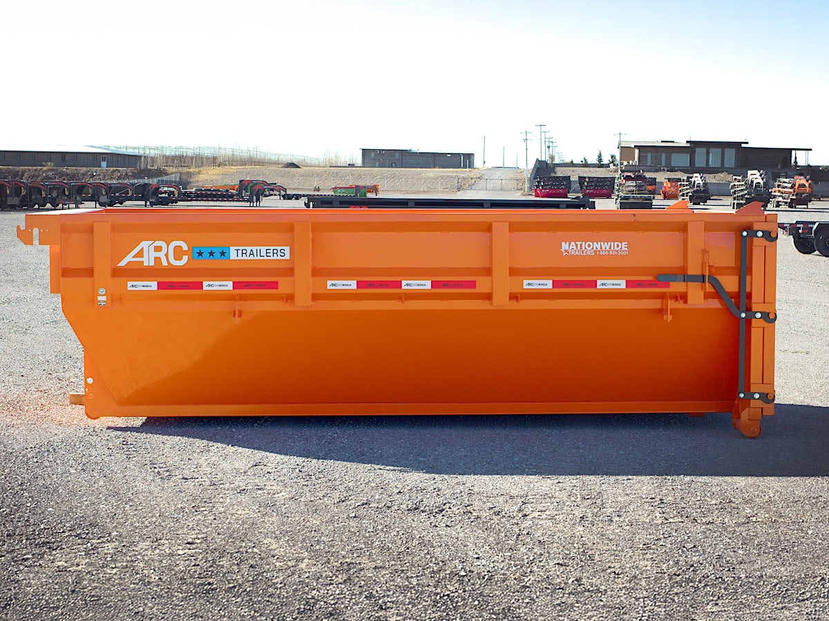 ARC Trailers 14' 14YD Steel Dumpster Bin w/ 4' Sides - Stock #88057 - Image 9 of 9 ARC Trailers 14' 14YD Steel Dumpster Bin w/ 4' Sides - Stock #88057 - Image 9 of 9
