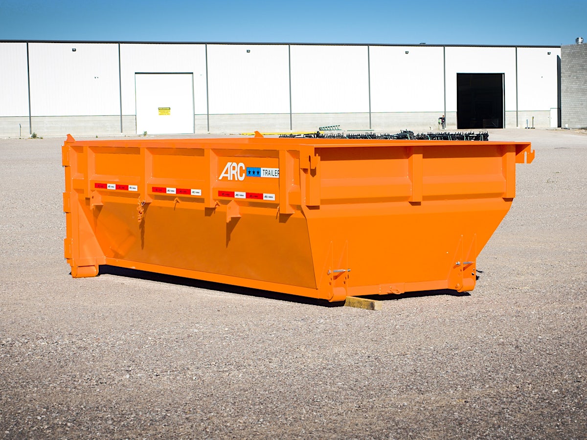 ARC Trailers 14' 14YD Steel Dumpster Bin w/ 4' Sides - Stock #88057 - Image 7 of 9 ARC Trailers 14' 14YD Steel Dumpster Bin w/ 4' Sides - Stock #88057 - Image 7 of 9