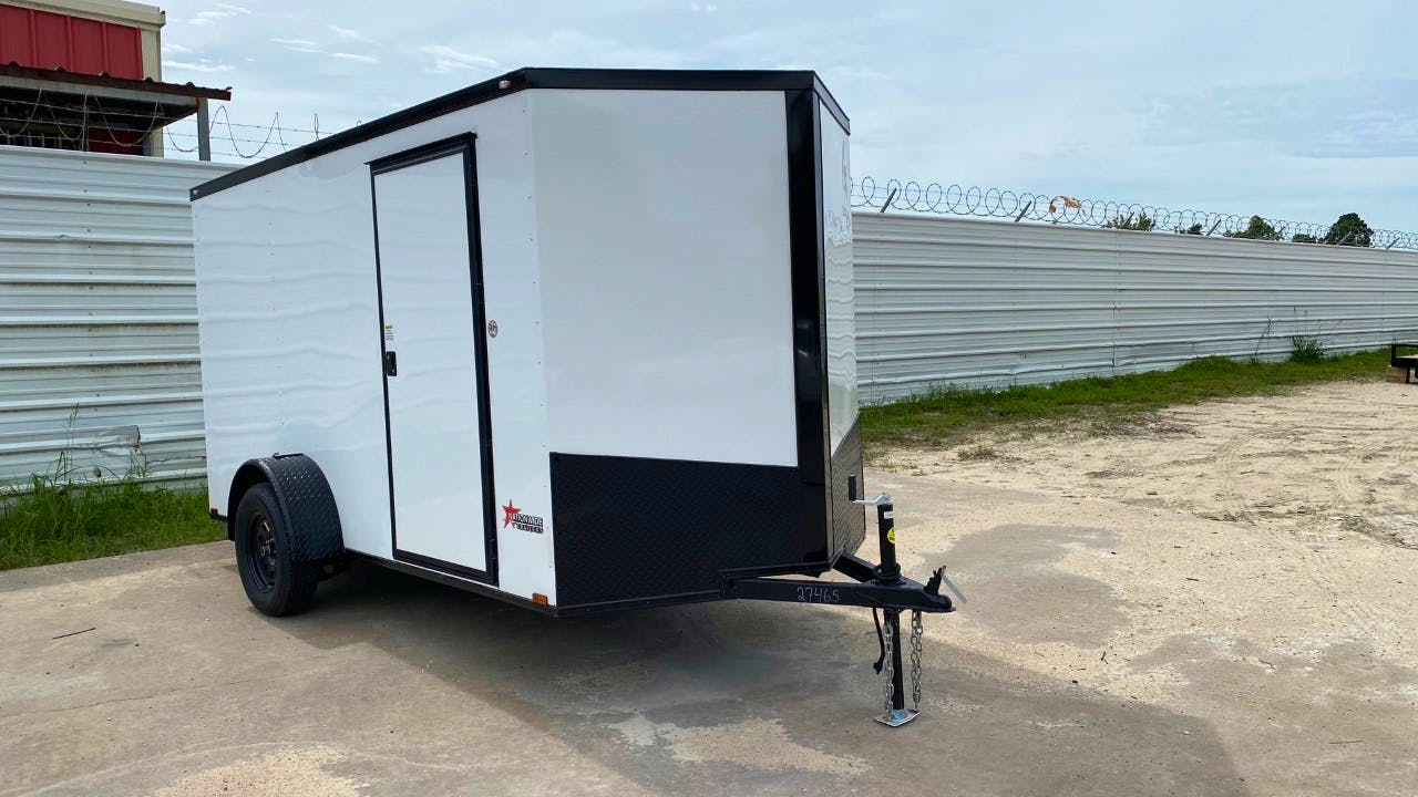 Spartan 6'x12' Enclosed Cargo Trailer w/ Rear Ramp Door (C1) - Stock #88075 - Image 1 of 5