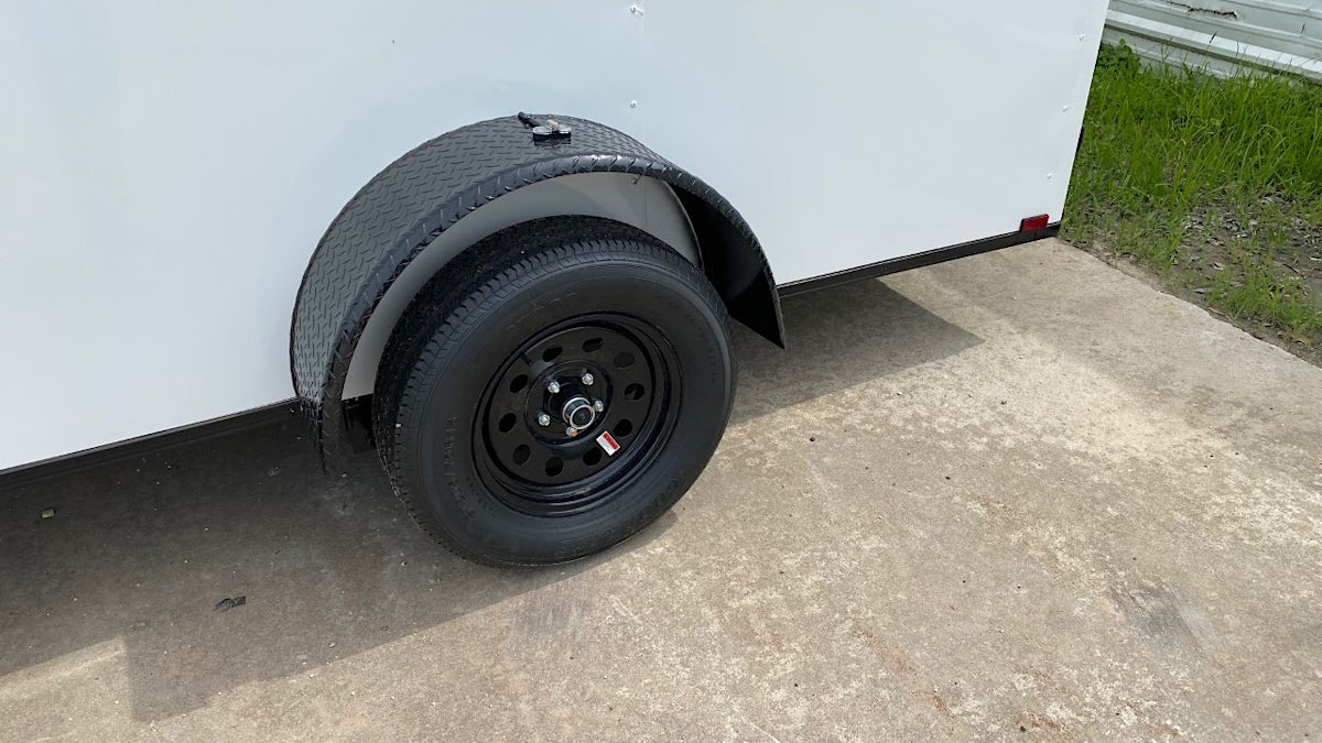 Spartan 6'x12' Enclosed Cargo Trailer w/ Rear Ramp Door (C1) - Stock #88075 - Image 4 of 5 Spartan 6'x12' Enclosed Cargo Trailer w/ Rear Ramp Door (C1) - Stock #88075 - Image 4 of 5