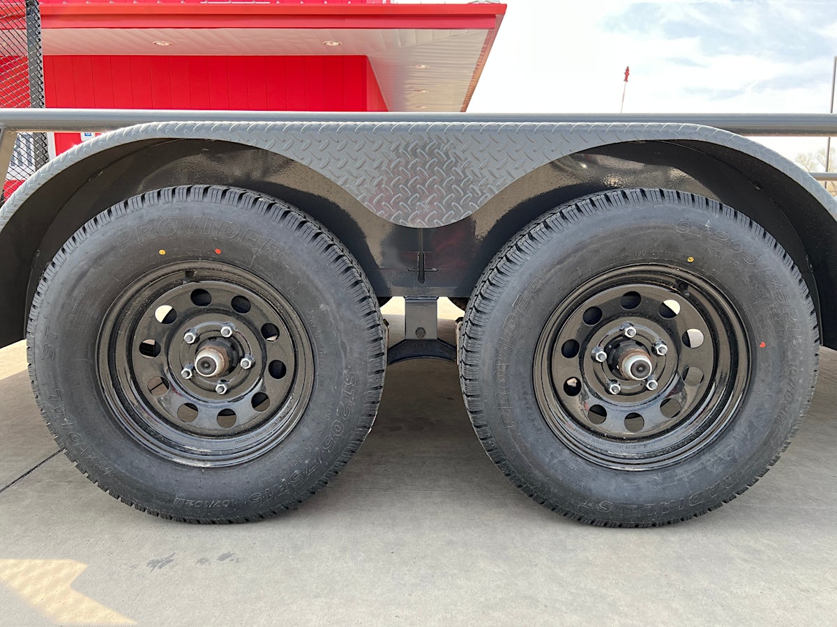 RawMaxx 16'x83" Tandem Axle Utility Trailer w/ 4ft Gate (UTX) - Stock #88078 - Image 2 of 9 RawMaxx 16'x83" Tandem Axle Utility Trailer w/ 4ft Gate (UTX) - Stock #88078 - Image 2 of 9