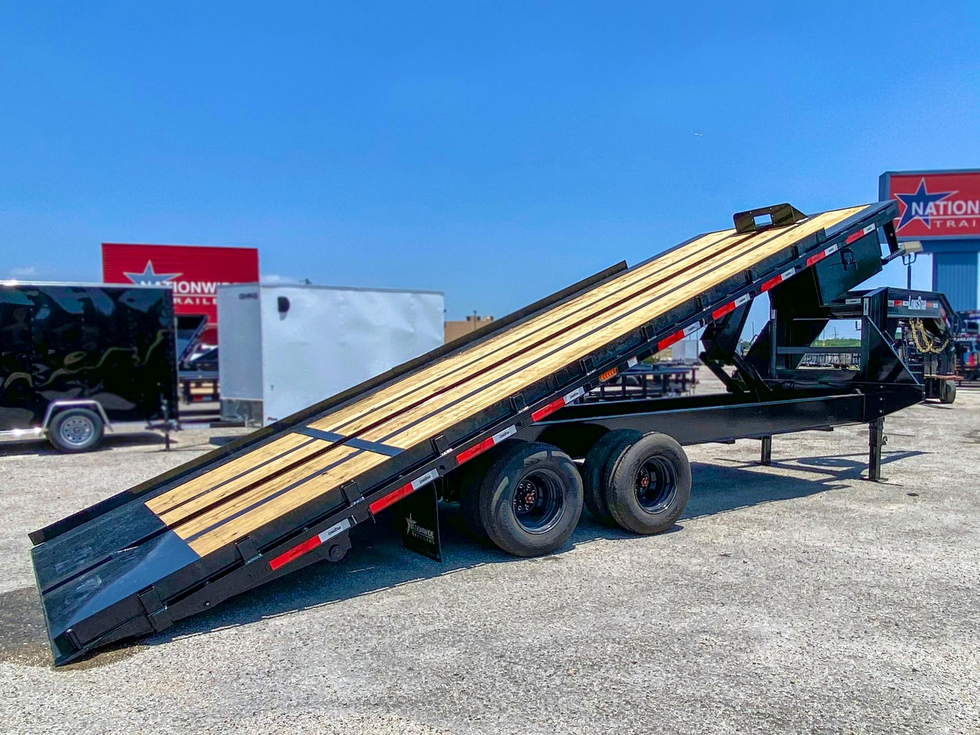 RawMaxx 24'x102" Full Tilt Container Hauler Trailer w/ Duals (CNX) - Stock #88080 - Image 2 of 11