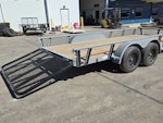 RawMaxx 16'x77" Tandem Axle Utility Trailer w/ 4ft Ramp Gate (UTX) Stock #88081 - Thumbnail 3