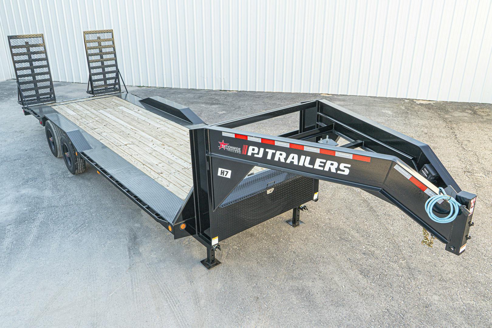 PJ Trailers 24'x102" Gooseneck 10" Pro I-Beam S/W Equipment Trailer (H7) - Stock #88090 - Image 4 of 17
