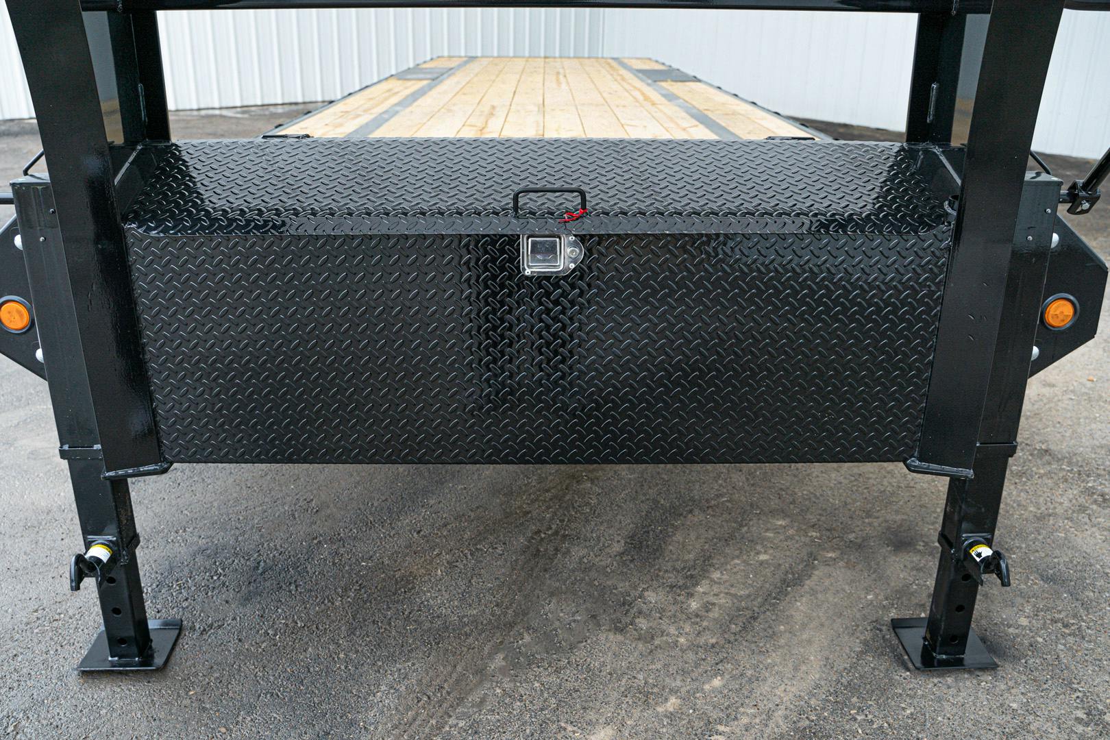PJ Trailers 32'x102" Gooseneck Low Pro Flatbed Trailer w/ Singles (LS) - Stock #88091 - Image 6 of 16