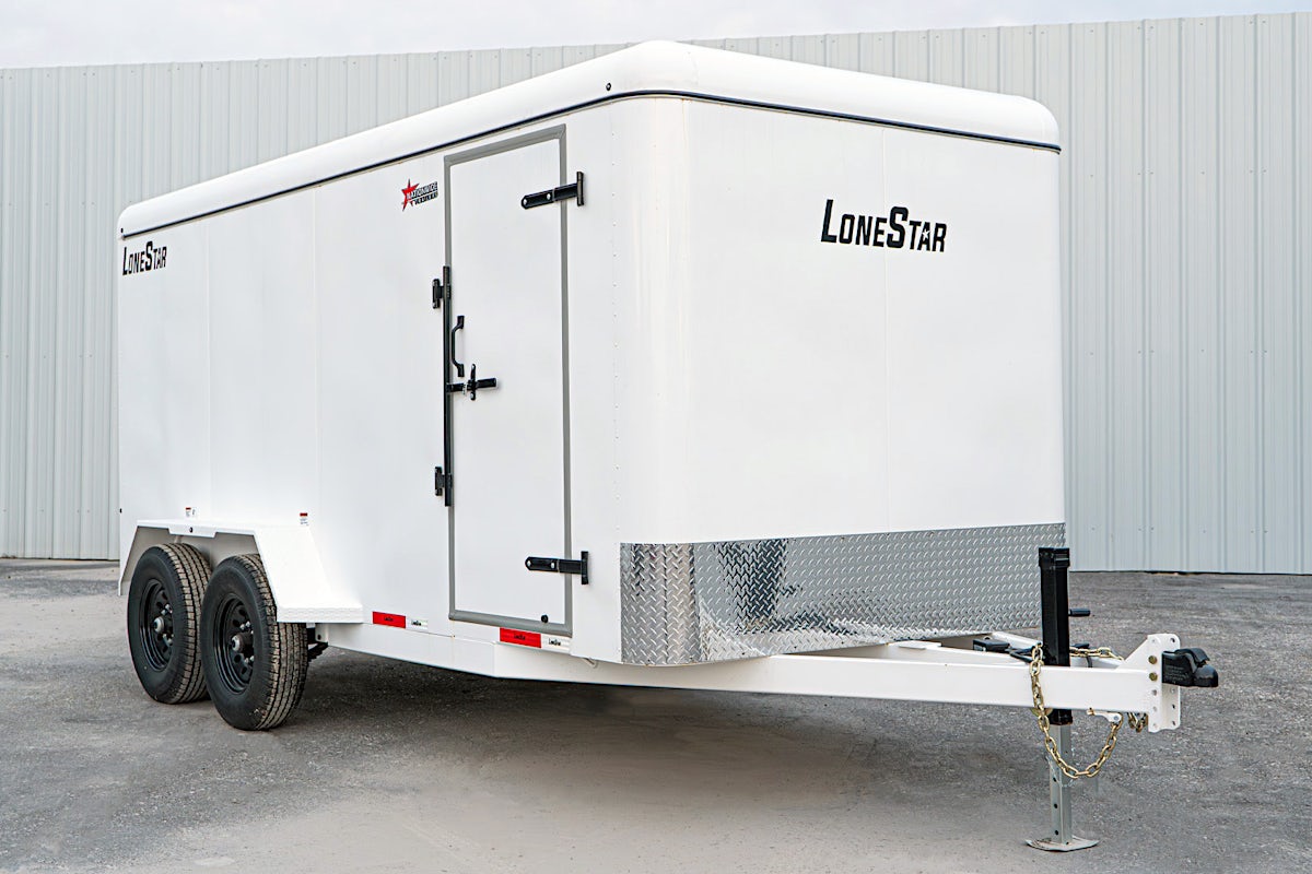 LoneStar 6.5'x16' 14k Steel Enclosed Cargo Trailer w/ Rear Ramp Door (C2) - Stock #88102 - Image 2 of 18 LoneStar 6.5'x16' 14k Steel Enclosed Cargo Trailer w/ Rear Ramp Door (C2) - Stock #88102 - Image 2 of 18
