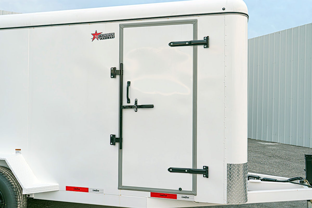 LoneStar 6.5'x16' 14k Steel Enclosed Cargo Trailer w/ Rear Ramp Door (C2) - Stock #88102 - Image 5 of 18 LoneStar 6.5'x16' 14k Steel Enclosed Cargo Trailer w/ Rear Ramp Door (C2) - Stock #88102 - Image 5 of 18