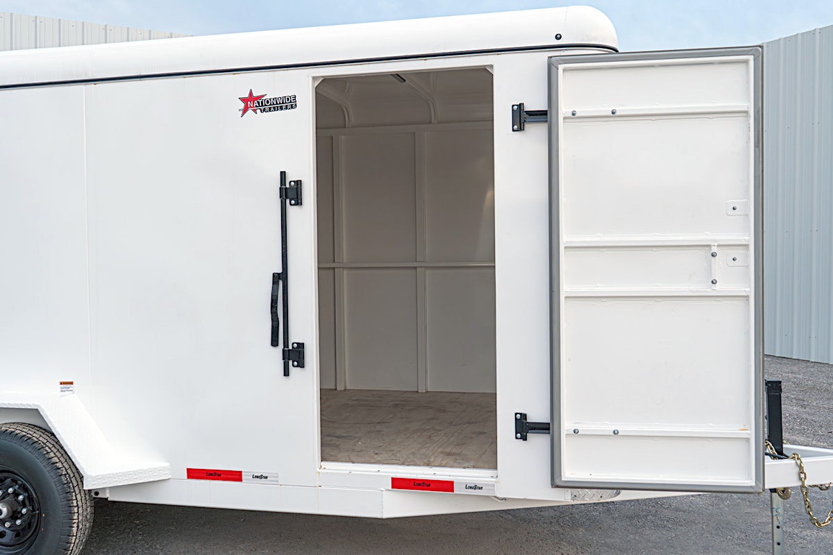 LoneStar 6.5'x16' 14k Steel Enclosed Cargo Trailer w/ Rear Ramp Door (C2) - Stock #88102 - Image 6 of 18 LoneStar 6.5'x16' 14k Steel Enclosed Cargo Trailer w/ Rear Ramp Door (C2) - Stock #88102 - Image 6 of 18