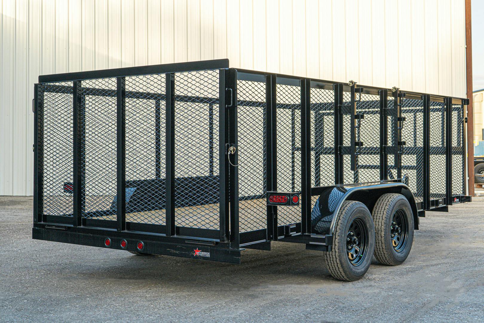Texas Bragg 16'x83" Landscape Trailer w/ 4' Sides & 4' Gate (L2) - Stock #88110 - Image 15 of 16