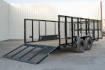 Texas Bragg 16'x83" Landscape Trailer w/ 4' Sides & 4' Gate (L2) Stock #88110 - Thumbnail 16
