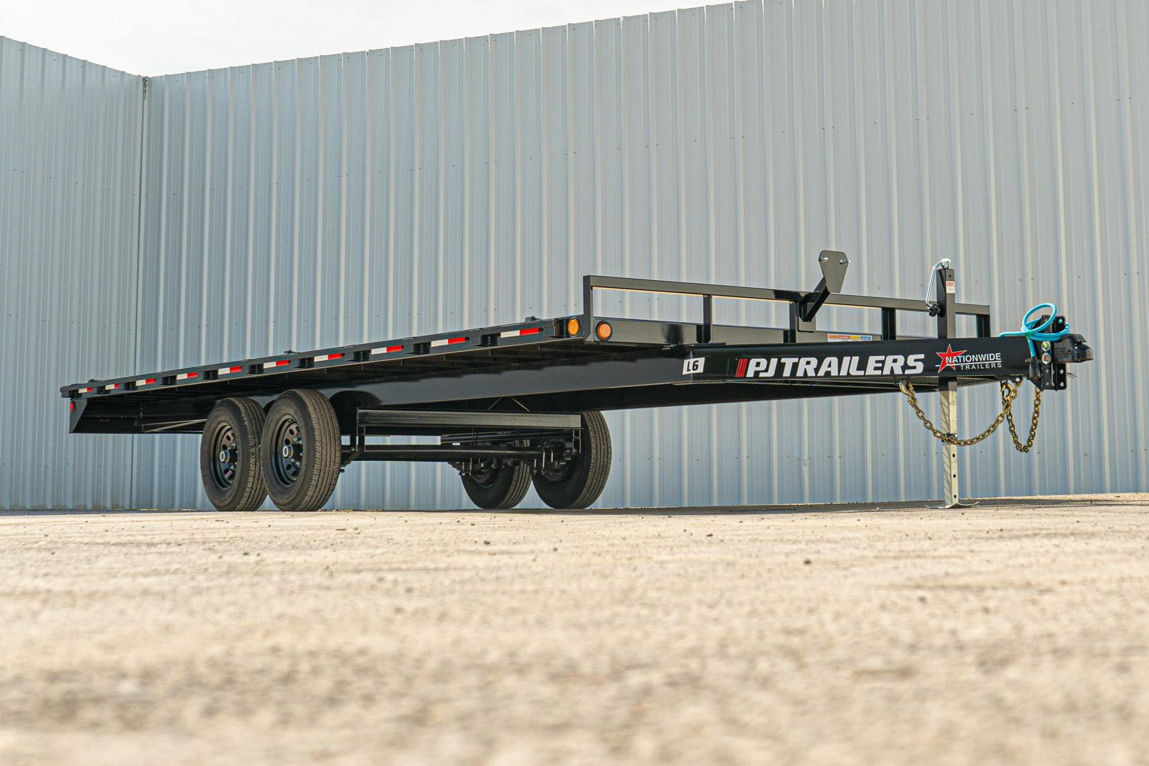 PJ Trailers 20'x101" Med. Duty 6" Channel Deckover Flatbed Trailer (L6) - Stock #88125 - Image 3 of 15