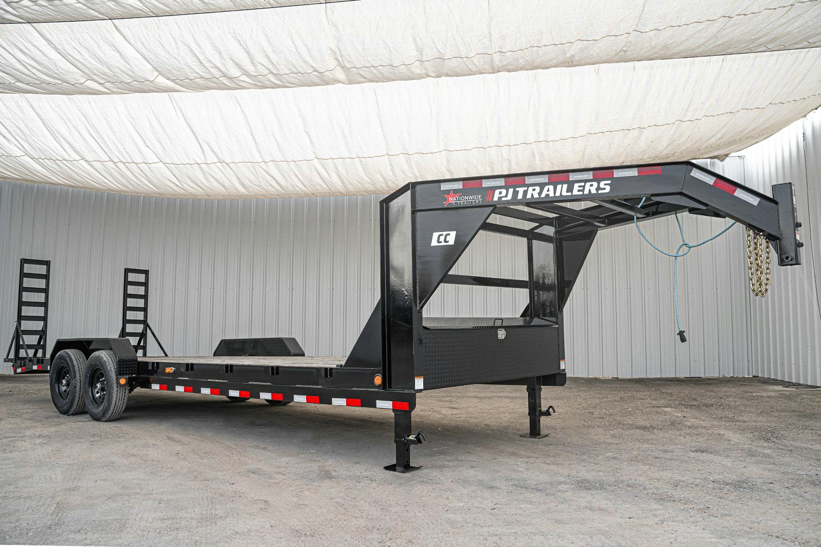 PJ Trailers 24'x83" Gooseneck 6" Channel Equipment Trailer (CC) - Stock #88127 - Image 3 of 16