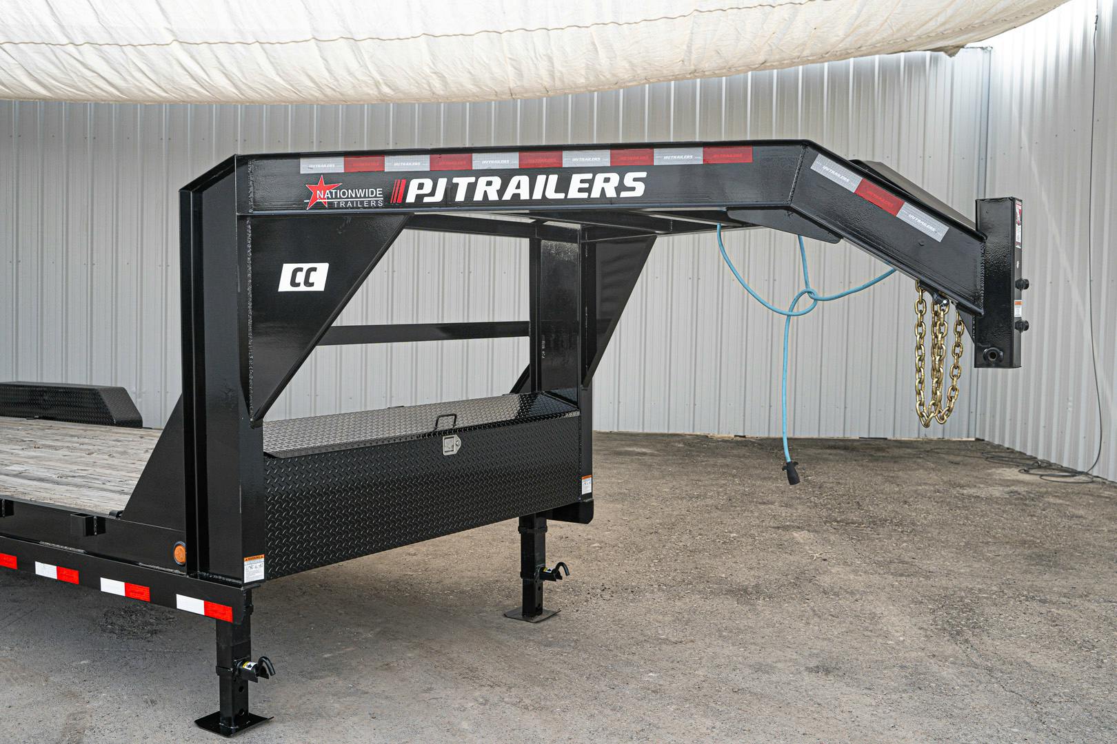 PJ Trailers 24'x83" Gooseneck 6" Channel Equipment Trailer (CC) - Stock #88127 - Image 4 of 16