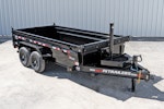PJ Trailers 14'x83" Telescopic Dump Trailer w/ 2' Sides (DT) Stock #88128 - Thumbnail 3