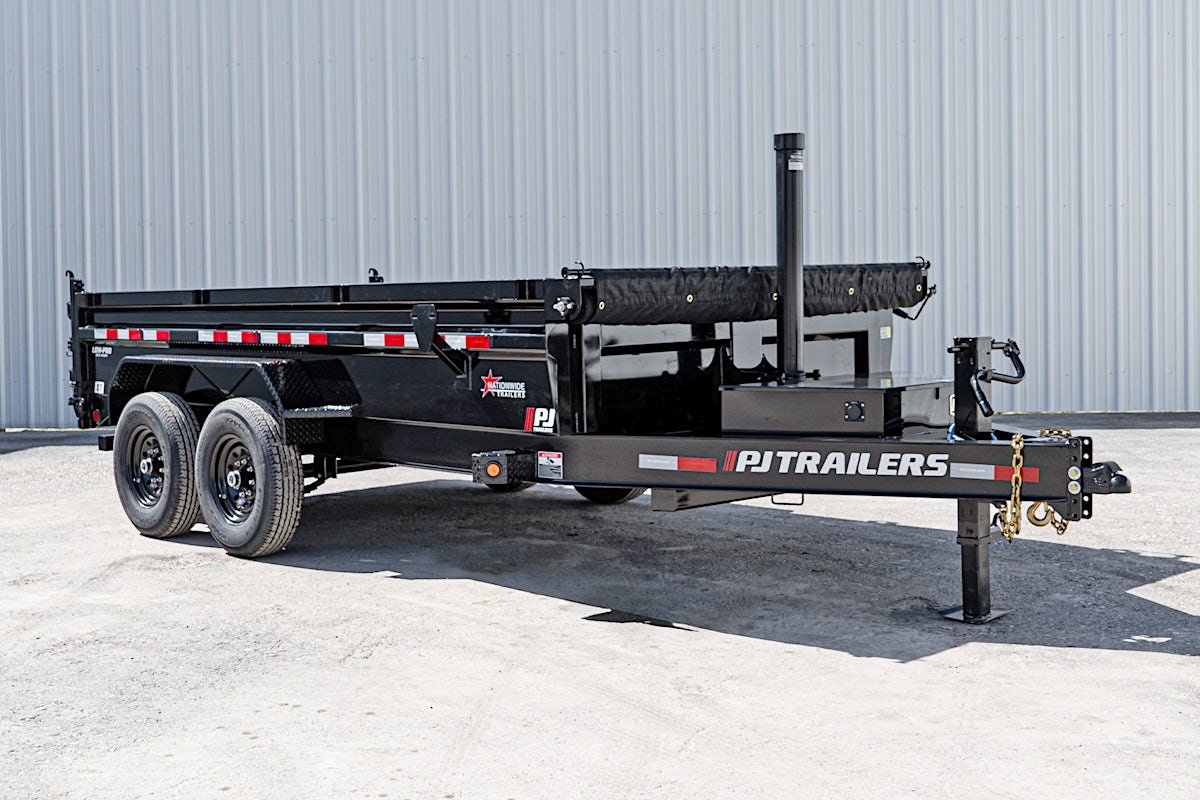 PJ Trailers 14'x83" Telescopic Dump Trailer w/ 2' Sides (DT) - Stock #88128 - Image 5 of 32 PJ Trailers 14'x83" Telescopic Dump Trailer w/ 2' Sides (DT) - Stock #88128 - Image 5 of 32