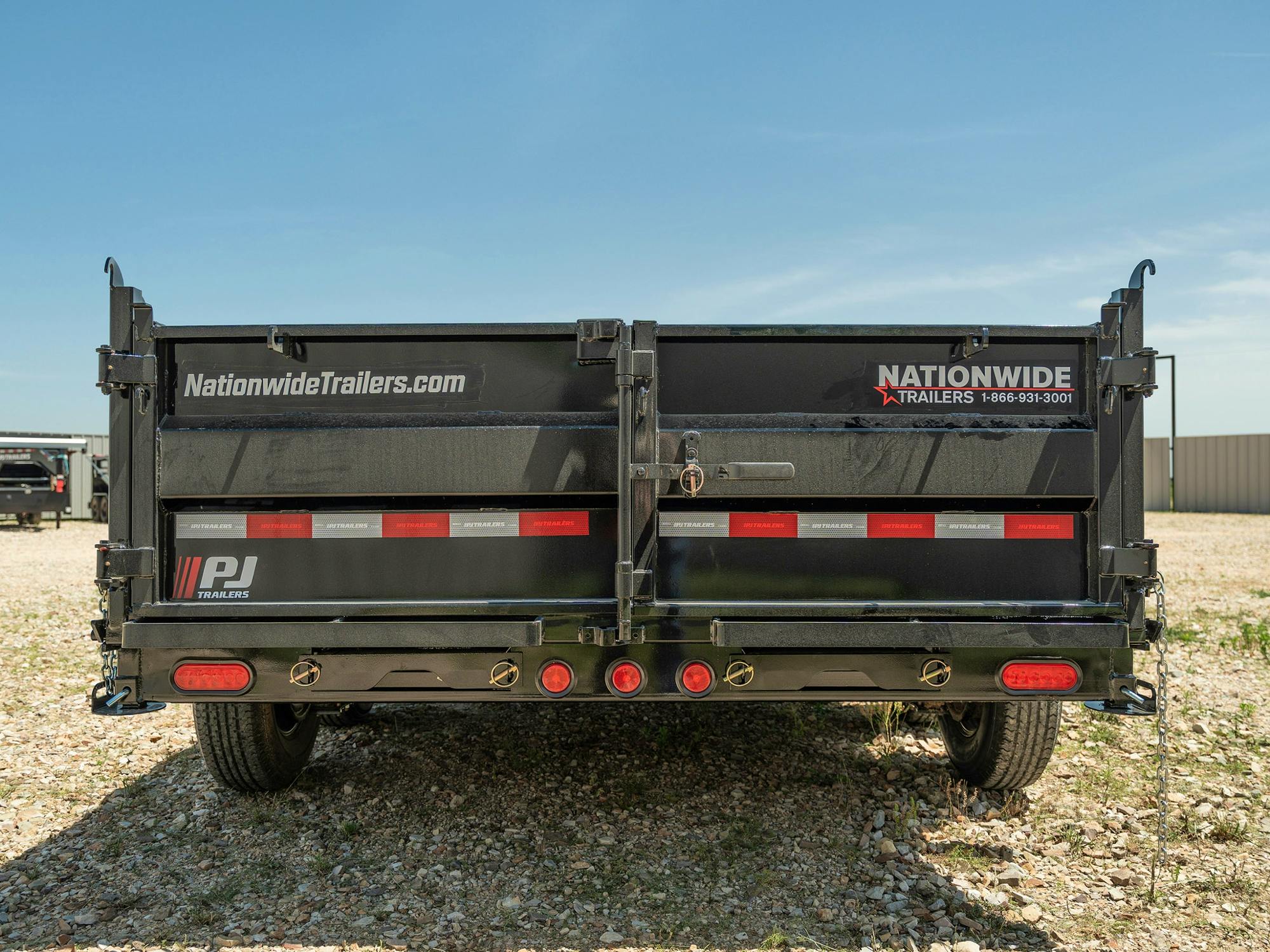 PJ Trailers 14'x83" Telescopic Dump Trailer w/ 2' Sides (DT) - Stock #88128 - Image 2 of 14