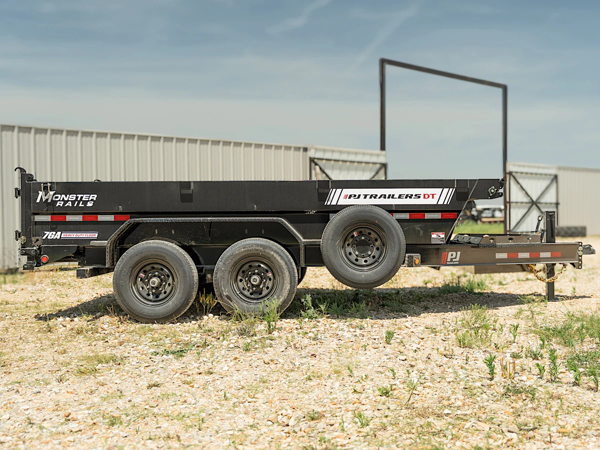 PJ Trailers 14'x83" Telescopic Dump Trailer w/ 2' Sides (DT) - Stock #88128 - Image 7 of 14 PJ Trailers 14'x83" Telescopic Dump Trailer w/ 2' Sides (DT) - Stock #88128 - Image 7 of 14
