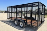 Texas Bragg 16'x77" Landscape Trash Trailer w/ Tandem Axle (LT) Stock #88142 - Thumbnail 2