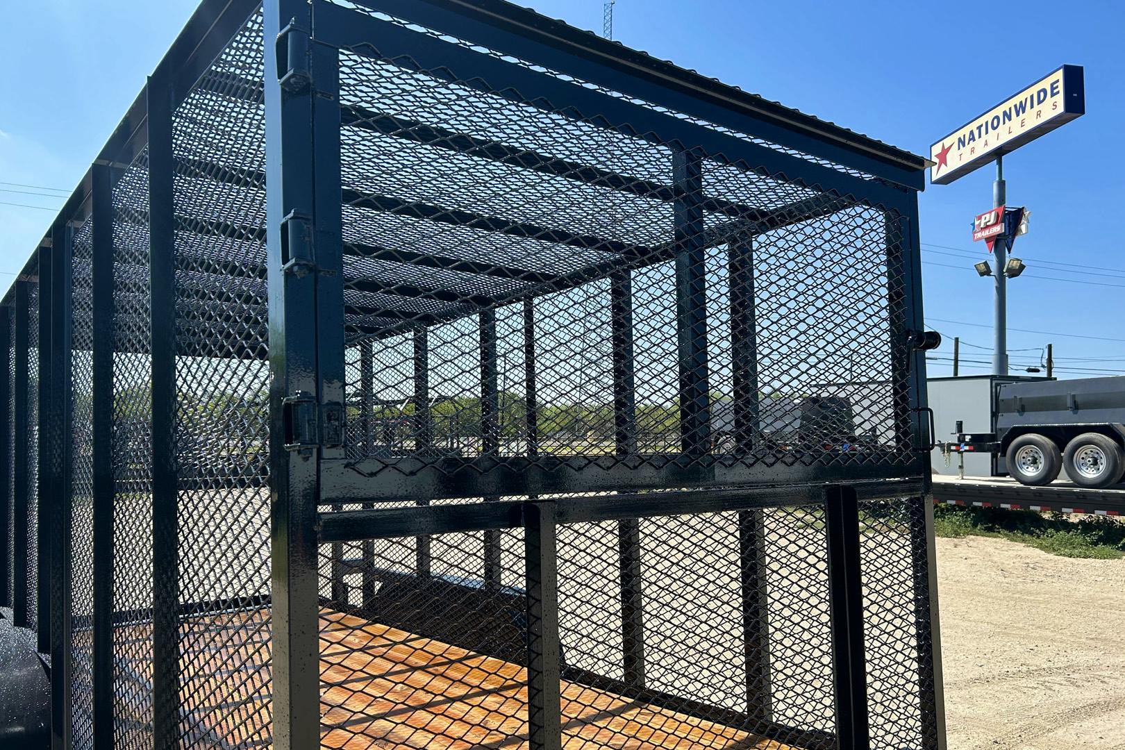 Texas Bragg 16'x77" Landscape Trash Trailer w/ Tandem Axle (LT) - Stock #88142 - Image 5 of 7