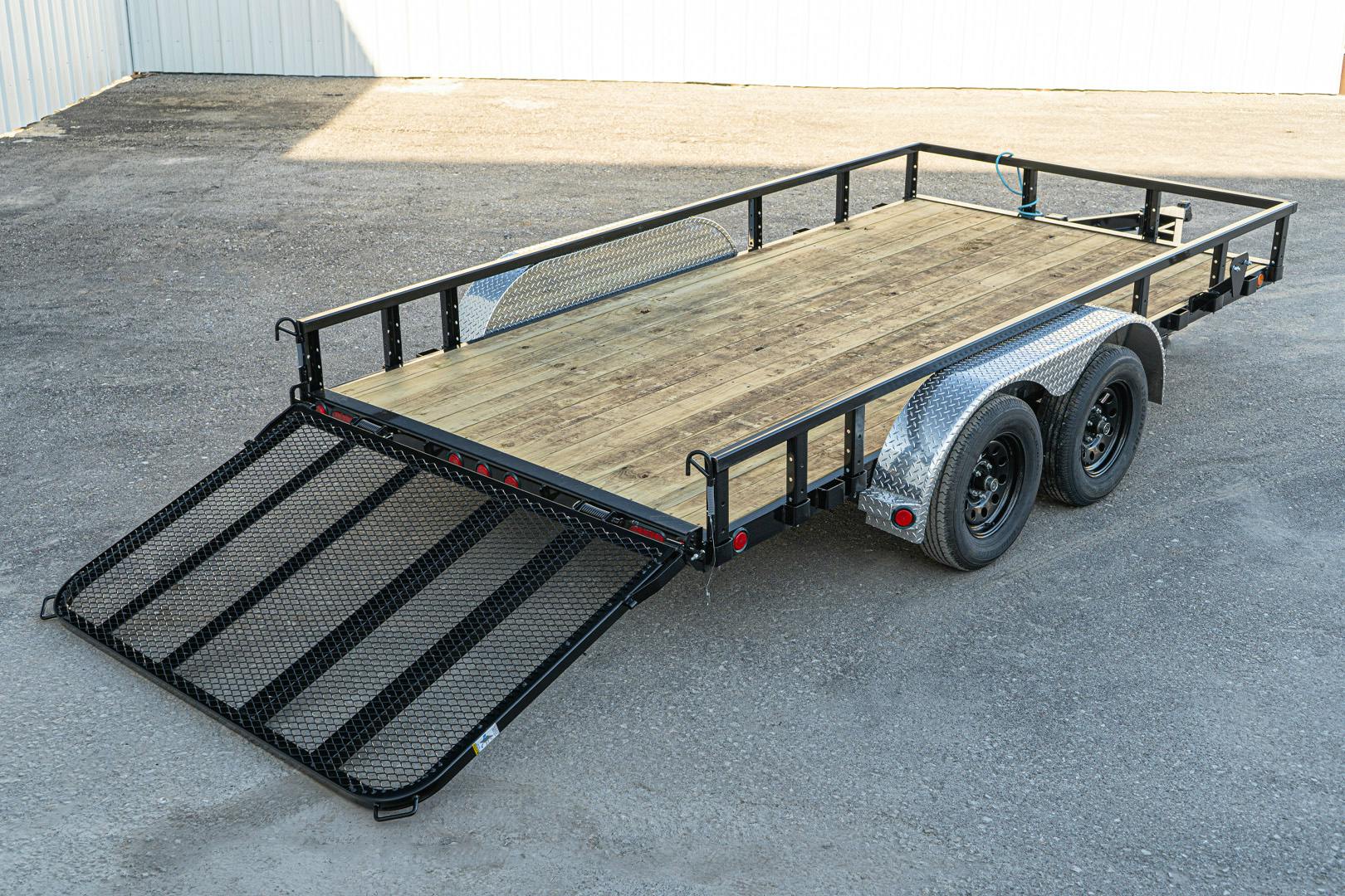 PJ Trailers 14'x83" Tandem Axle 4" Channel Utility Trailer (UL) - Stock #88143 - Image 15 of 17