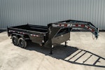 PJ Trailers 14'x83" GN Low Pro Dump Trailer w/ 2' Sides (DL) Stock #88146 - Thumbnail 2