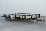 PJ Trailers 16'x83" Tandem Axle 4" Channel Utility Trailer (UL) Stock #88147 - Thumbnail 4