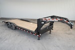 PJ Trailers 24'x102" GN 6" Channel Super-Wide Equipment Trailer (B6) Stock #88156 - Thumbnail 1