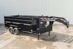 PJ Trailers 16'x83" Gooseneck Telescopic Dump Trailer w/ 4' Sides (DT) Stock #88157 - Thumbnail 2
