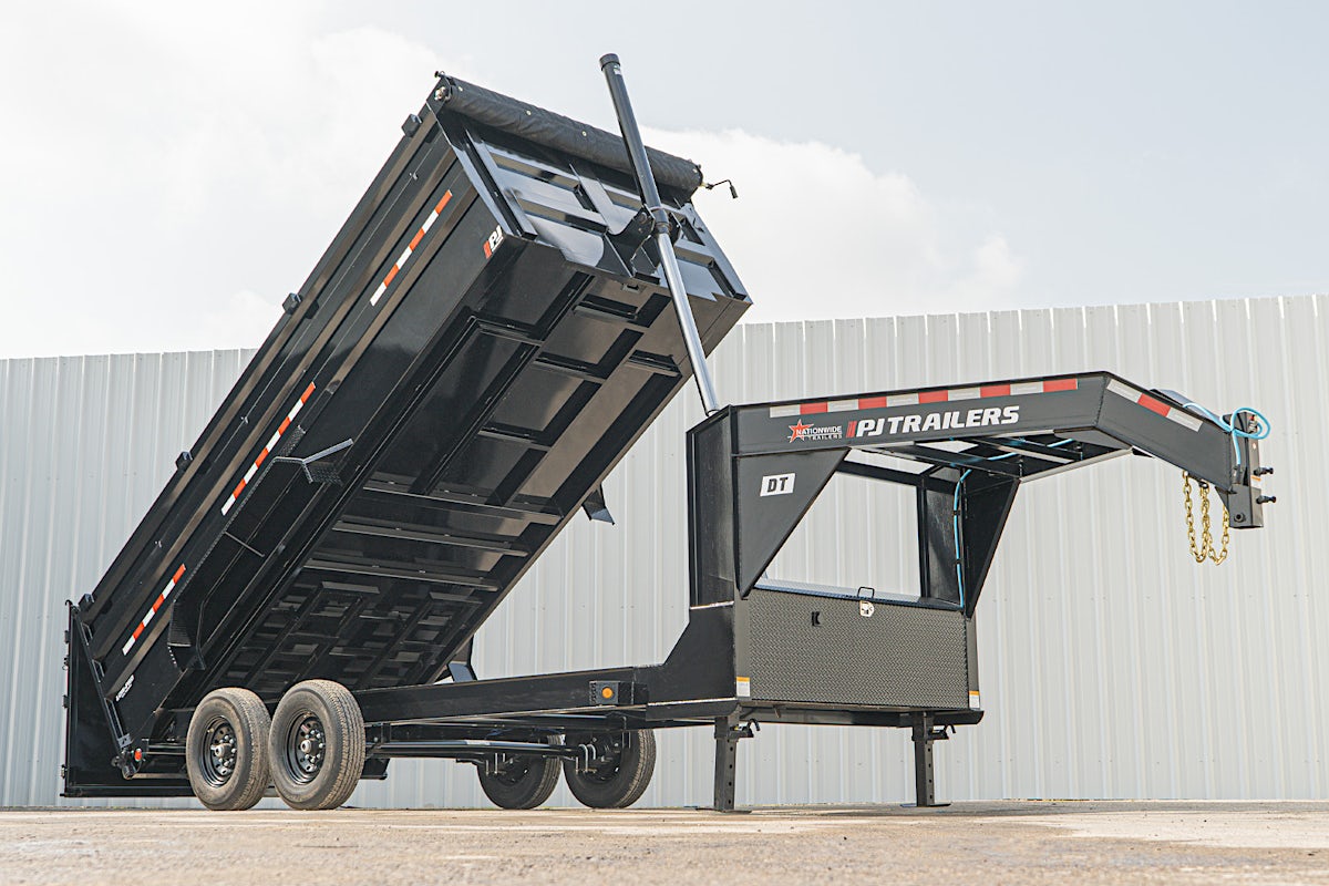PJ Trailers 16'x83" Gooseneck Telescopic Dump Trailer w/ 4' Sides (DT) - Stock #88157 - Image 5 of 31 PJ Trailers 16'x83" Gooseneck Telescopic Dump Trailer w/ 4' Sides (DT) - Stock #88157 - Image 5 of 31