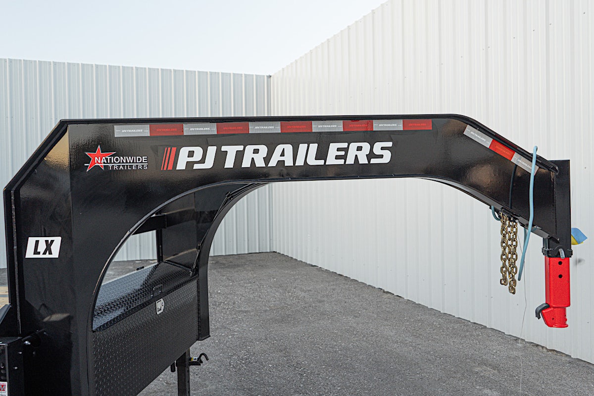 PJ Trailers 40'x102" 18k Gooseneck Flatbed Trailer w/ Singles (LX) - Stock #88158 - Image 12 of 27 PJ Trailers 40'x102" 18k Gooseneck Flatbed Trailer w/ Singles (LX) - Stock #88158 - Image 12 of 27