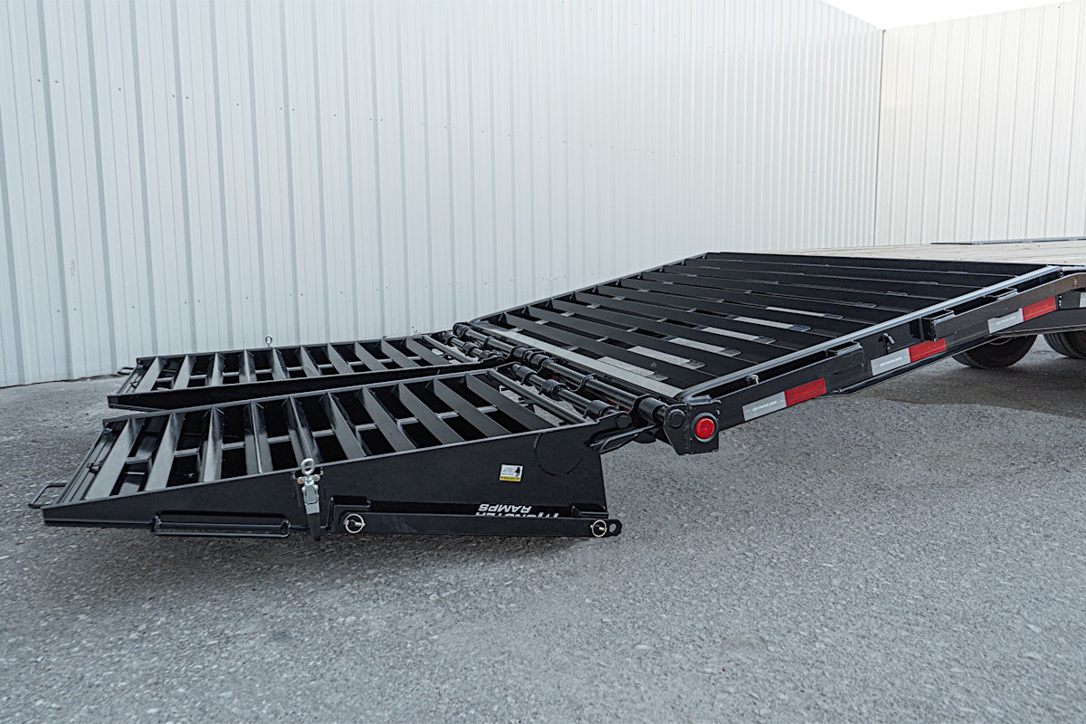 PJ Trailers 40'x102" 18k Gooseneck Flatbed Trailer w/ Singles (LX) - Stock #88158 - Image 27 of 27 PJ Trailers 40'x102" 18k Gooseneck Flatbed Trailer w/ Singles (LX) - Stock #88158 - Image 27 of 27
