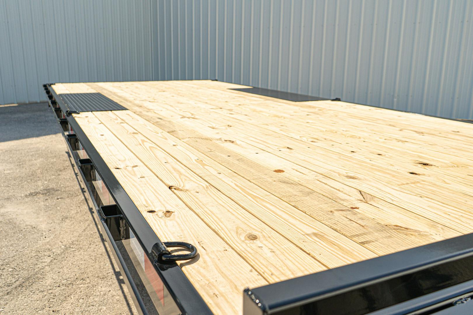PJ Trailers 20'x101" Med. Duty 6" Channel Deckover Flatbed Trailer (L6) - Stock #88160 - Image 9 of 15