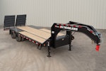 PJ Trailers 25'x102" Gooseneck Low Pro Flatbed Trailer w/ Duals (LD) Stock #88173 - Thumbnail 1