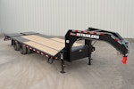 PJ Trailers 25'x102" Gooseneck Low Pro Flatbed Trailer w/ Duals (LD) Stock #88173 - Thumbnail 2