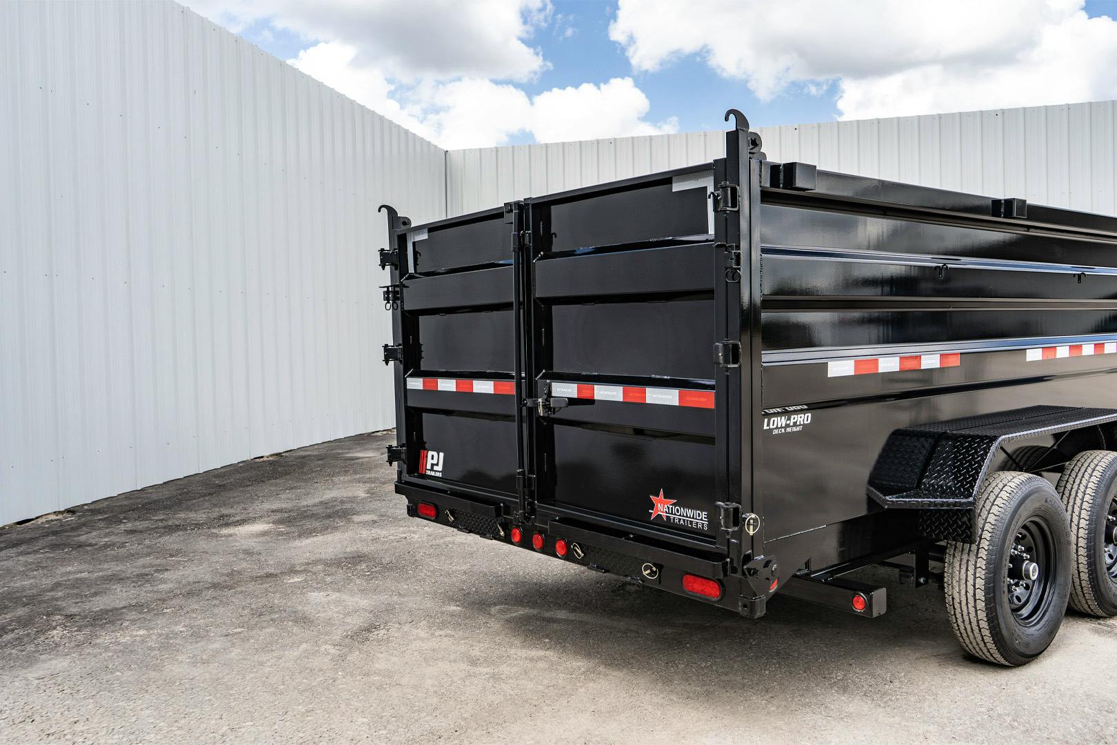 PJ Trailers 14'x83" Low Pro High Side Dump Trailer w/ 4' Sides (DM) - Stock #88175 - Image 26 of 33
