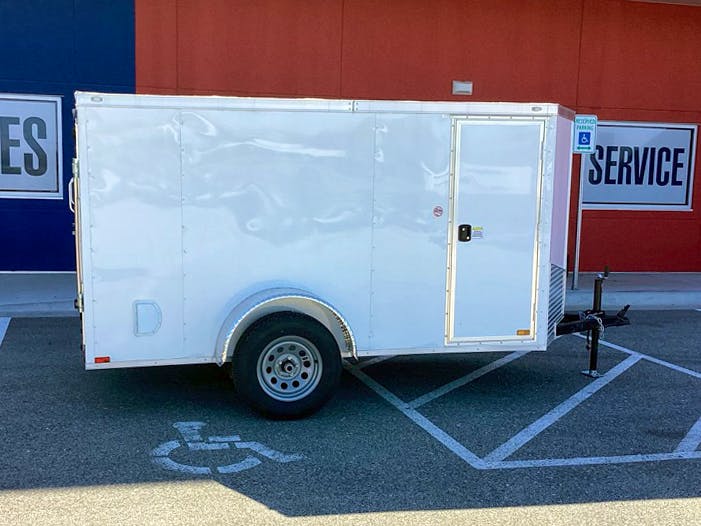 Spartan 5'x10' Enclosed Cargo Trailer w/ Rear Ramp Door (C1) - Stock #88176 - Image 5 of 5