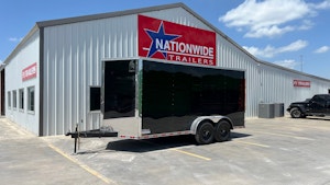 Spartan 7'x16' Enclosed Cargo Trailer w/ Rear Ramp Door (C2)